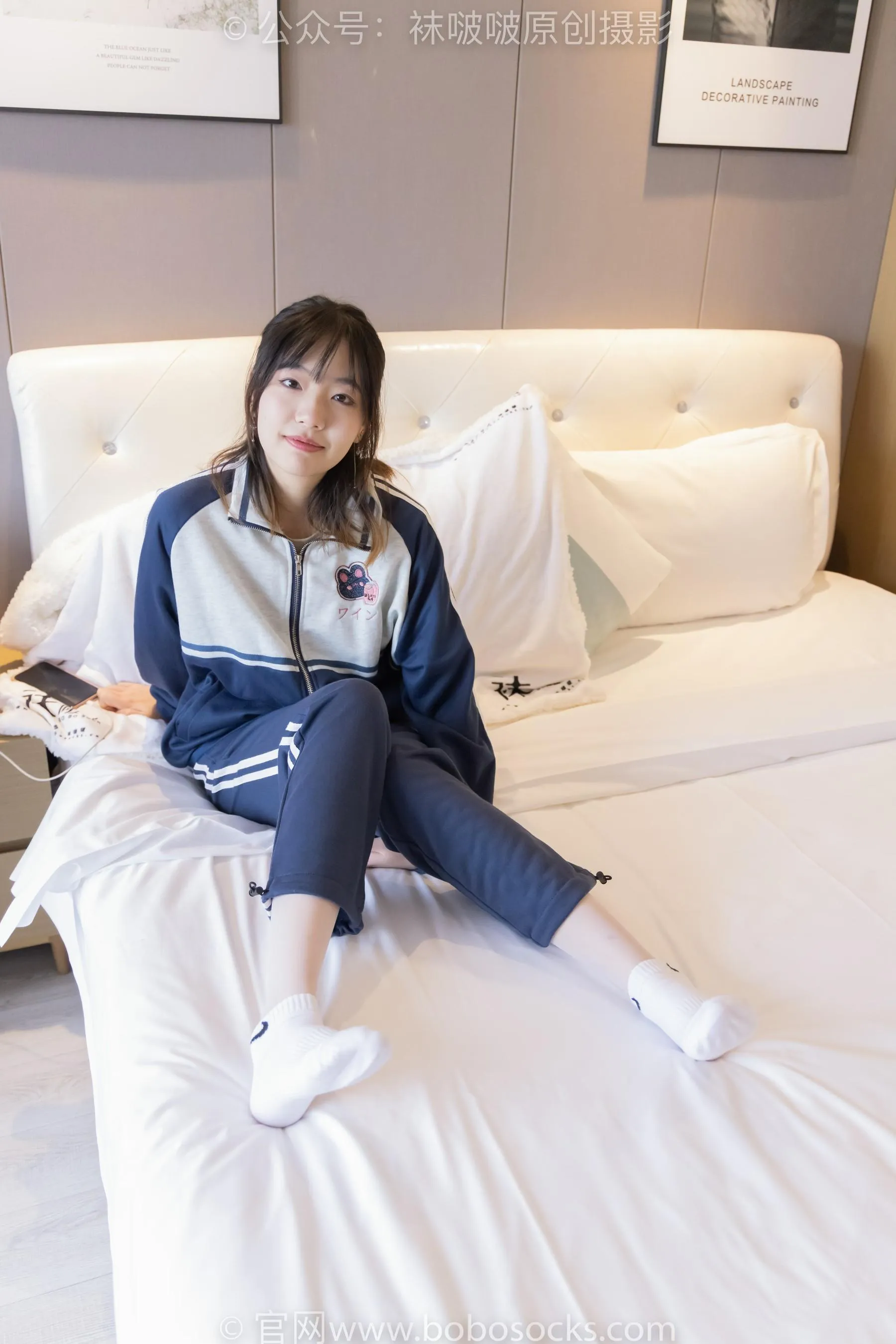 [BoBoSocks袜啵啵]NO.226 小甜豆-运动鞋、白棉袜、白丝 [87P]插图9